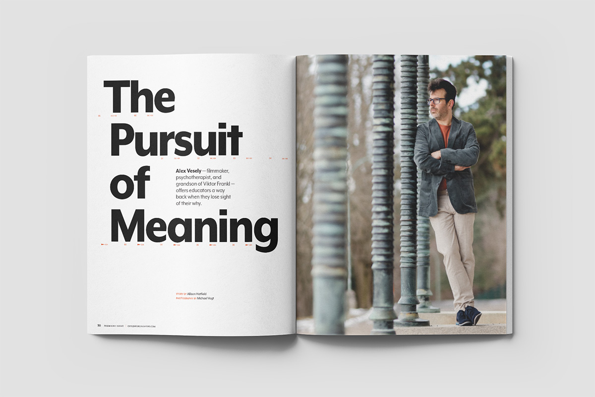 Oxygen for Educators magazine spread