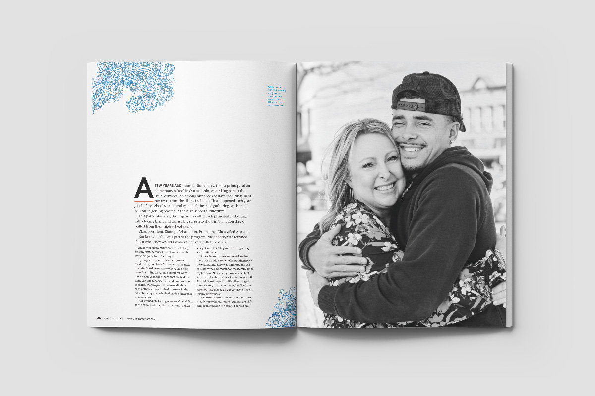 Oxygen for Educators magazine spread