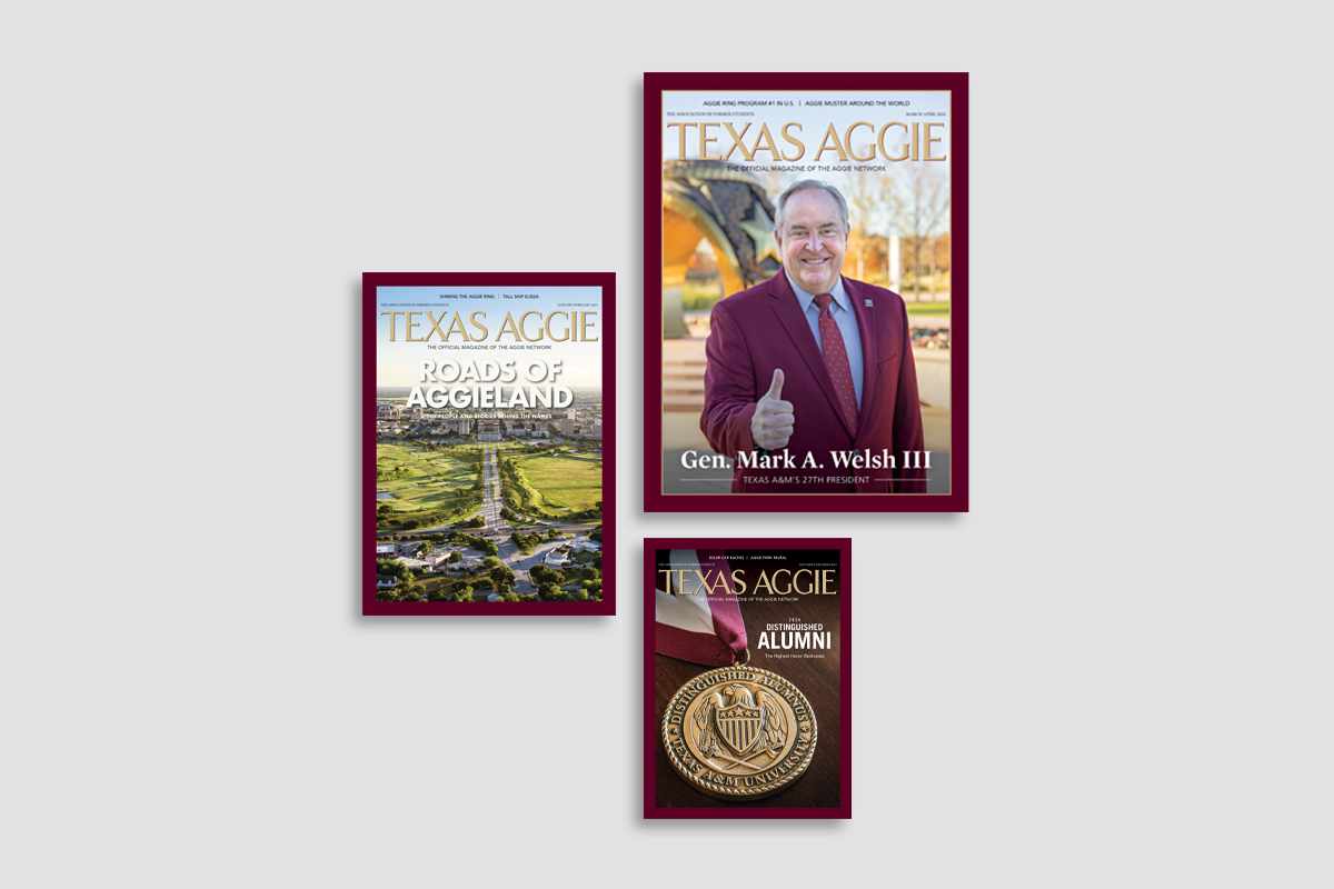 Texas Aggie magazine covers