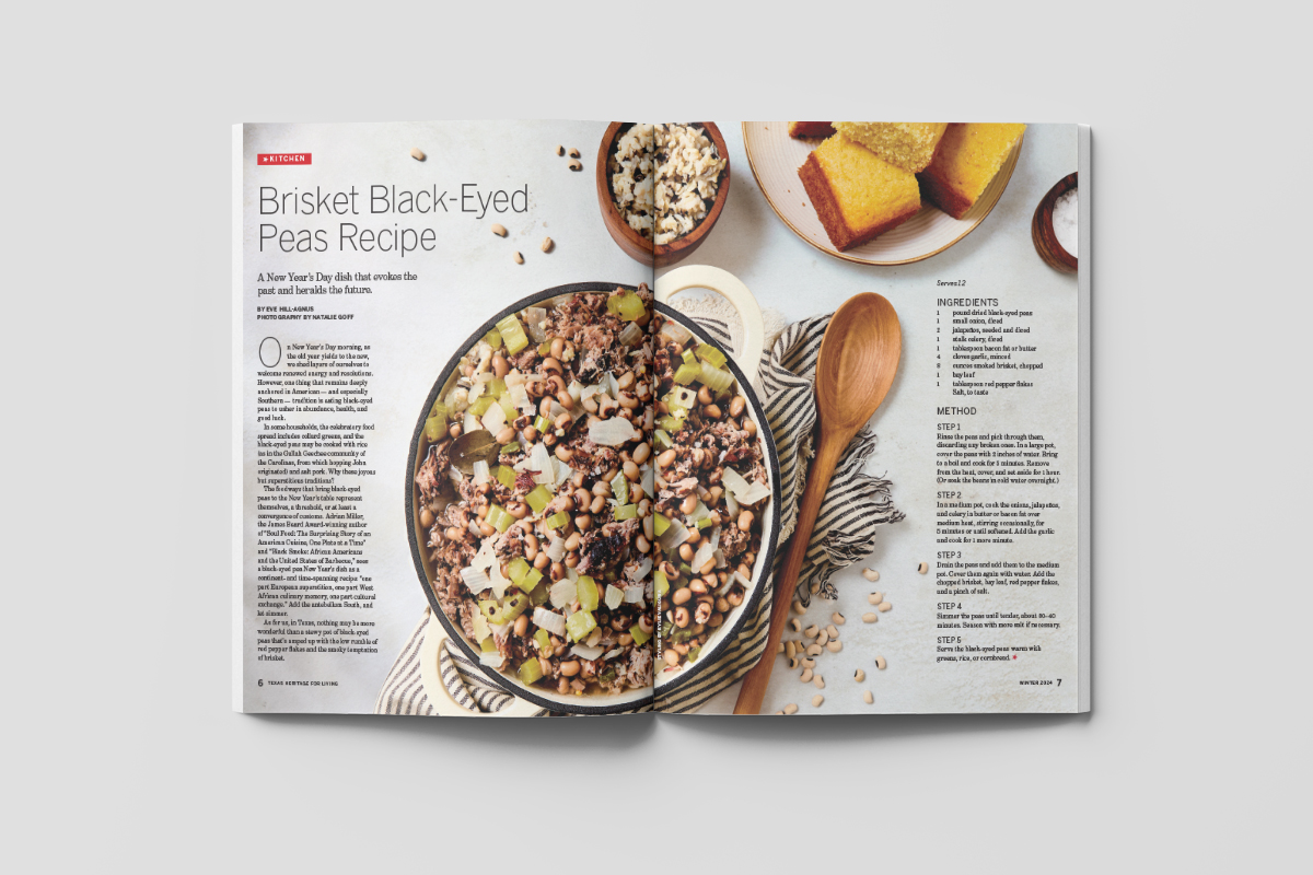 Texas Heritage for Living magazine recipe