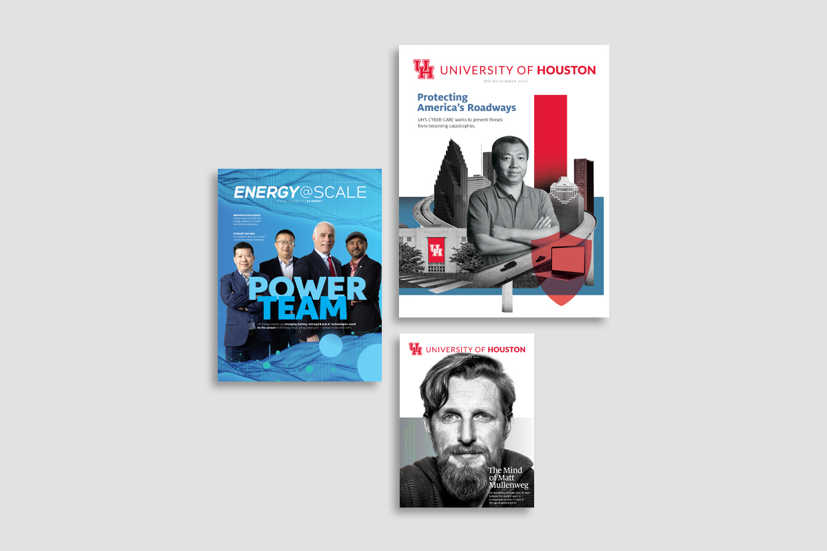 University of Houston and Energy@Scale magazine covers